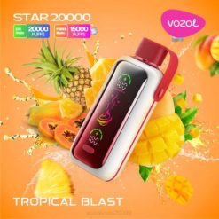 VOZOL Vape Nicotina - VOZOL STAR 20000 explosión tropical 68BD397